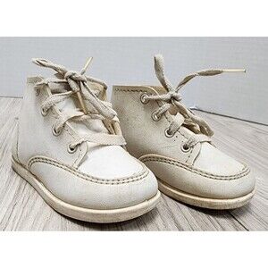 Vintage Infant Baby Shoe Leather Size 2
